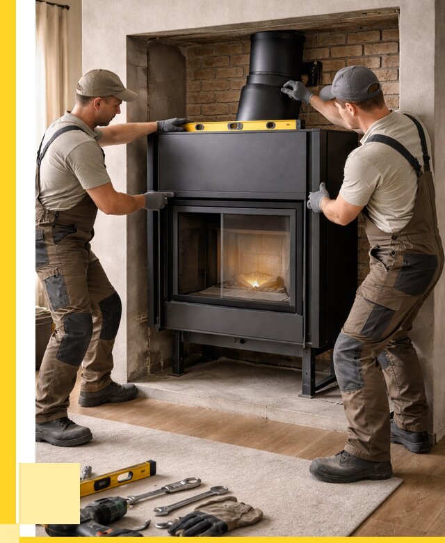 Установка каминных топок в Кемерово под ключ от 18731 р. | ЭриданКмр