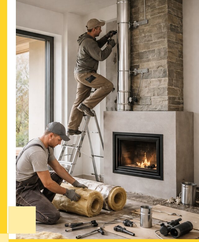 Монтаж дымоходов для каминов в Кемерово от 15609 р. ЭриданКмр