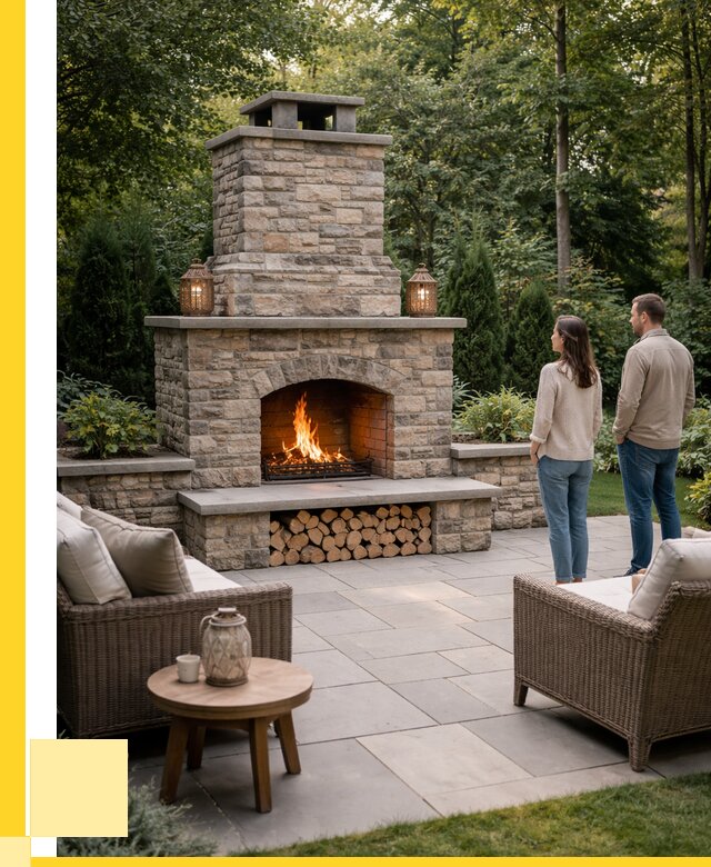 Уличные камины из кирпича в Кемерово от 156090 р. | ЭриданКмр