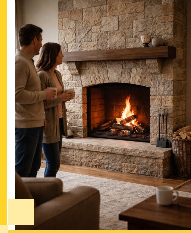 Каменные камины на заказ в Кемерово от 187308 р. | ЭриданКмр