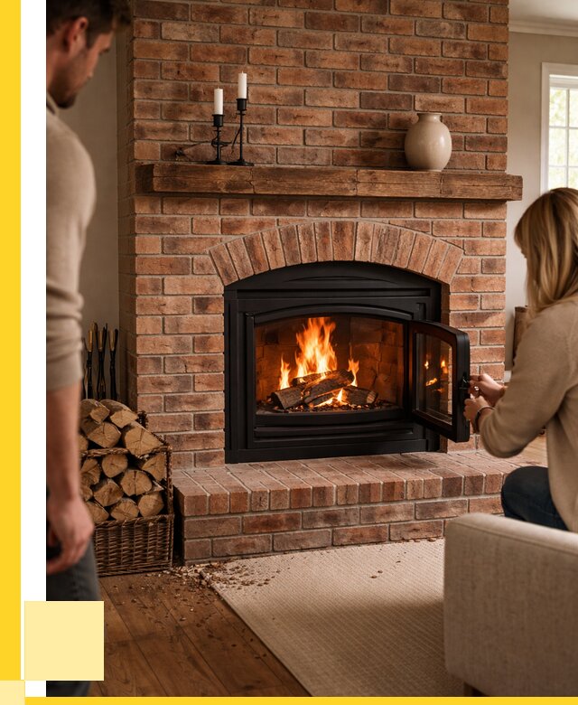 Кирпичные камины под ключ в Кемерово от 156090 р. | ЭриданКмр