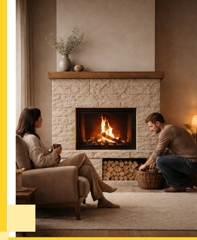 Камины для дома в Кемерово под ключ от 156090 р. | ЭриданКмр