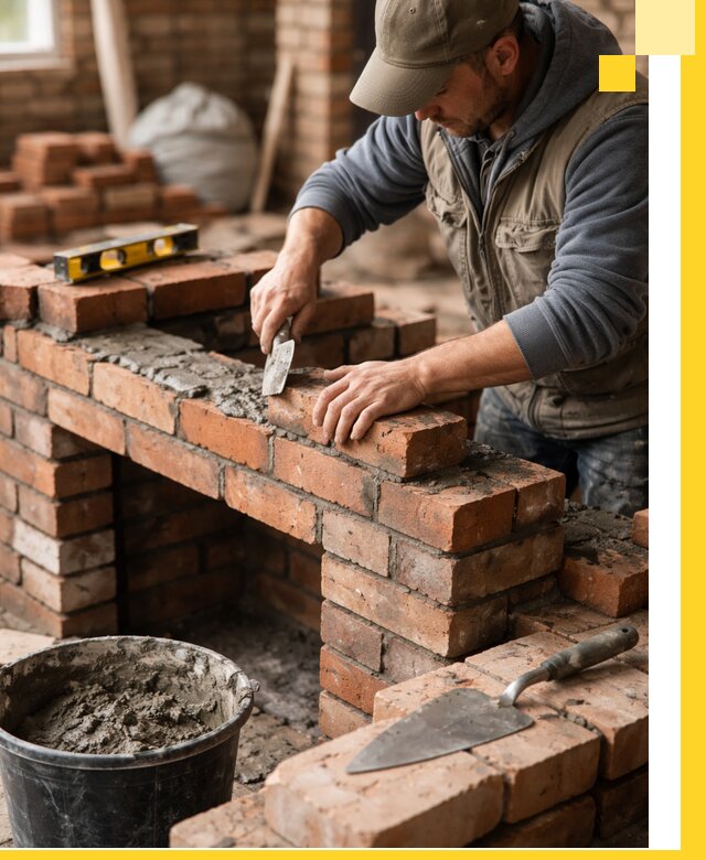 Кладка каминов под ключ в Кемерово профессиональная отделка и монтаж