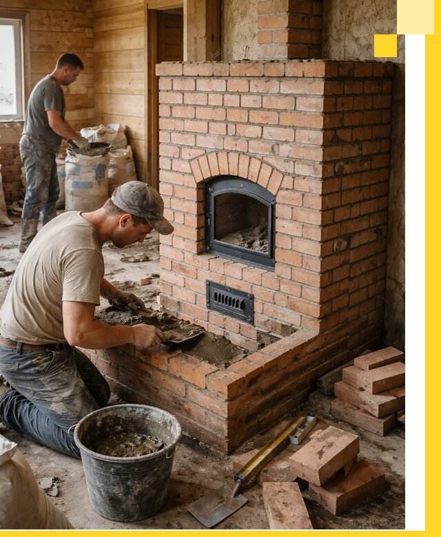 Профессиональное строительство печей в Кемерово под ключ