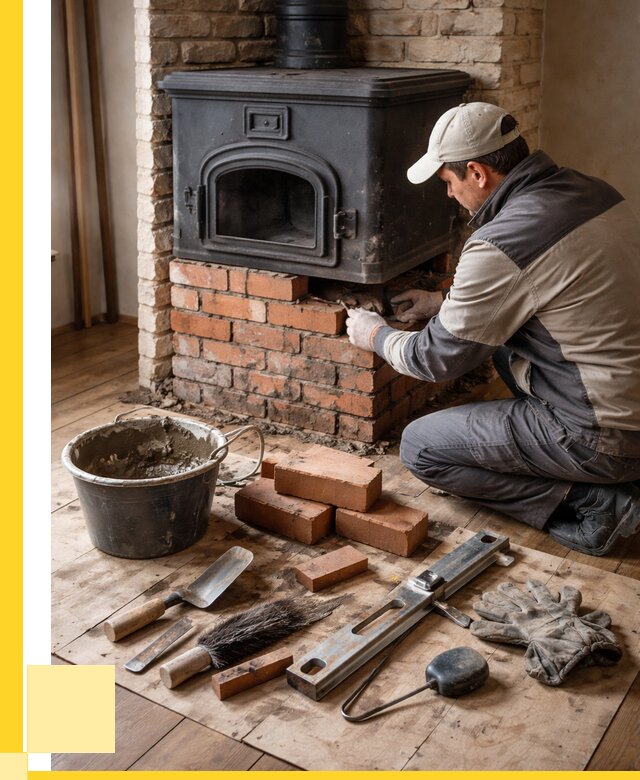 Ремонт печей в Кемерово от 12487 р., услуги печника ЭриданКмр