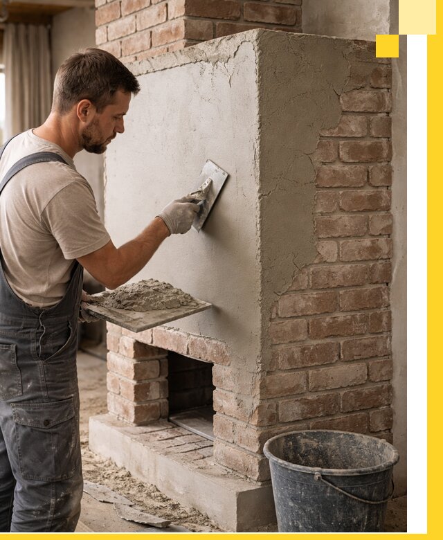 Отделка печей и облицовка каминов в Кемерово под ключ