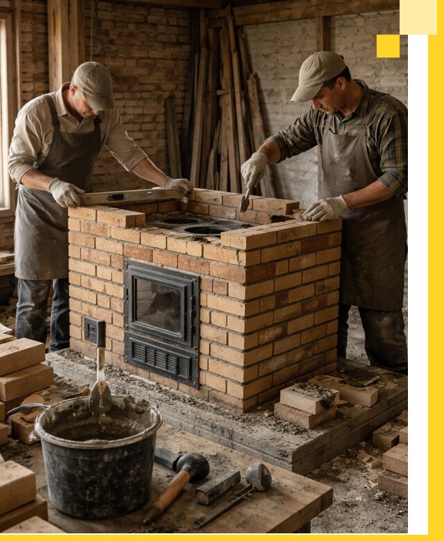 Изготовление и установка варочных печей под ключ в Кемерово