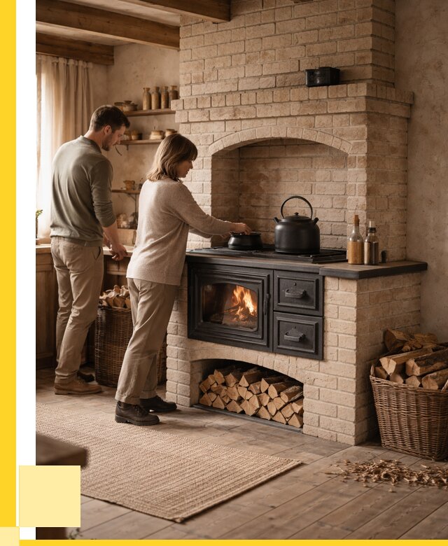 Печи с плитой в Кемерово от 46827 р. | ЭриданКмр — кирпичная печь