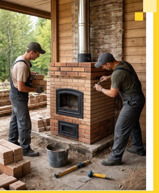 Производство и установка дачных печей под ключ в Кемерово