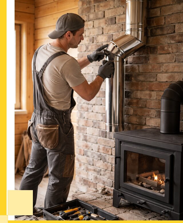 Монтаж дымоходов для печей в Кемерово от 7805 р. | ЭриданКмр