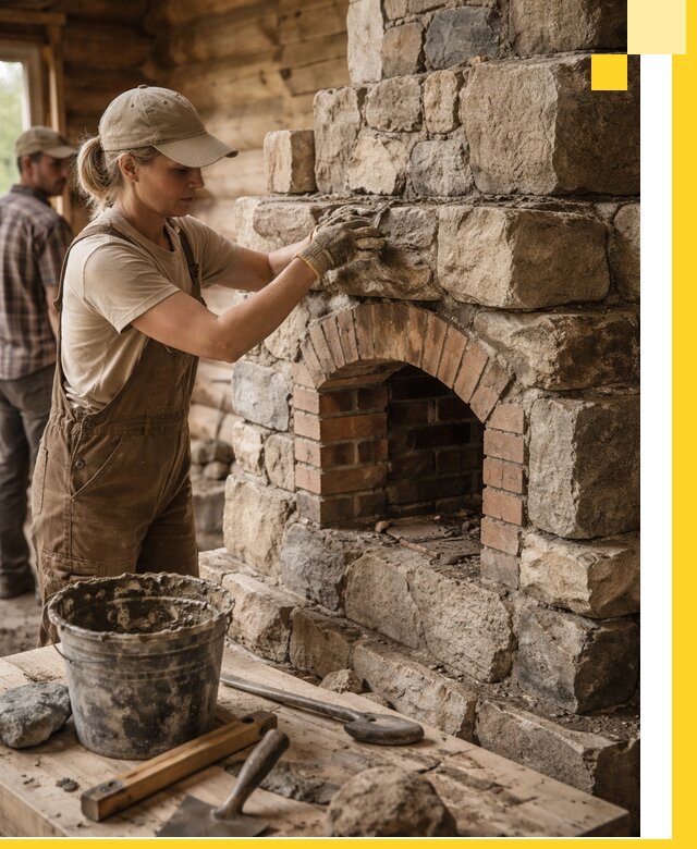 Каменные печи на заказ и монтаж в Кемерово, долговечные решения