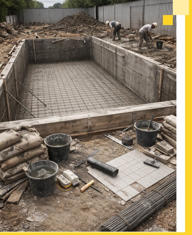 Строительство бассейнов под ключ в Кемерово, дизайн и монтаж