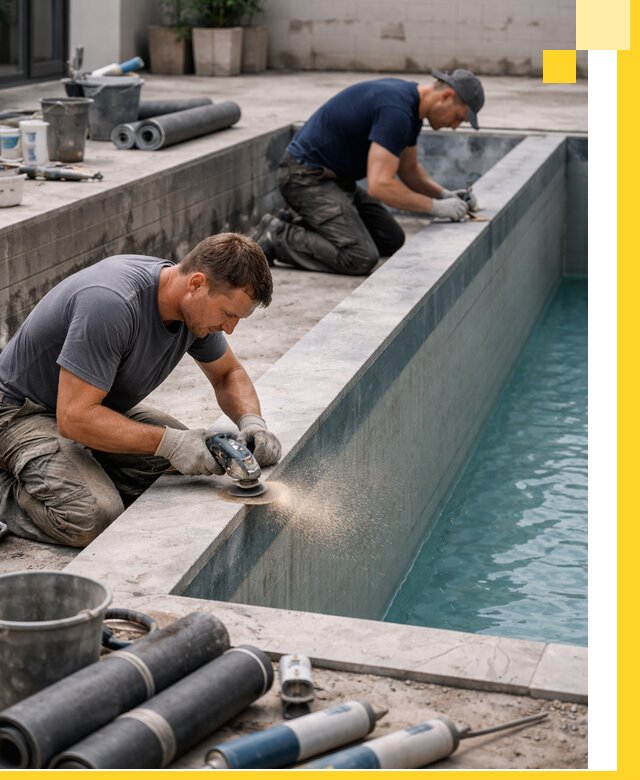 Профессиональный ремонт бассейнов под ключ в Кемерово