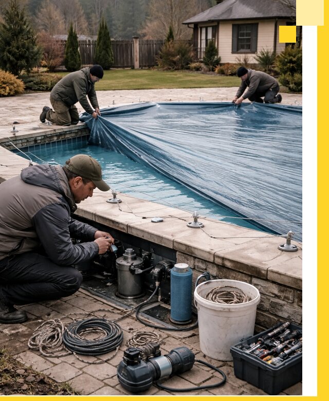 Консервация бассейнов в Кемерово: подготовка к длительному хранению