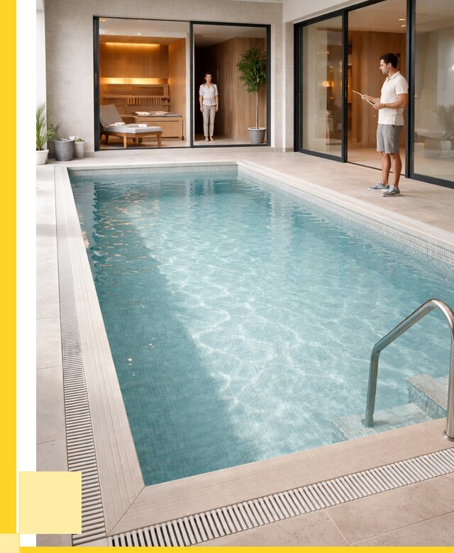 Отделка бассейна пленкой ПВХ в Кемерово от 3642 р. - ЭриданКмр