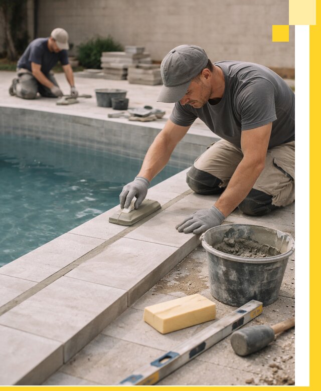 Отделка бассейнов в Кемерово: декоративная отделка и гидроизоляция