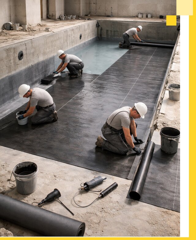 Профессиональная гидроизоляция бассейнов и чаш в Кемерово под ключ