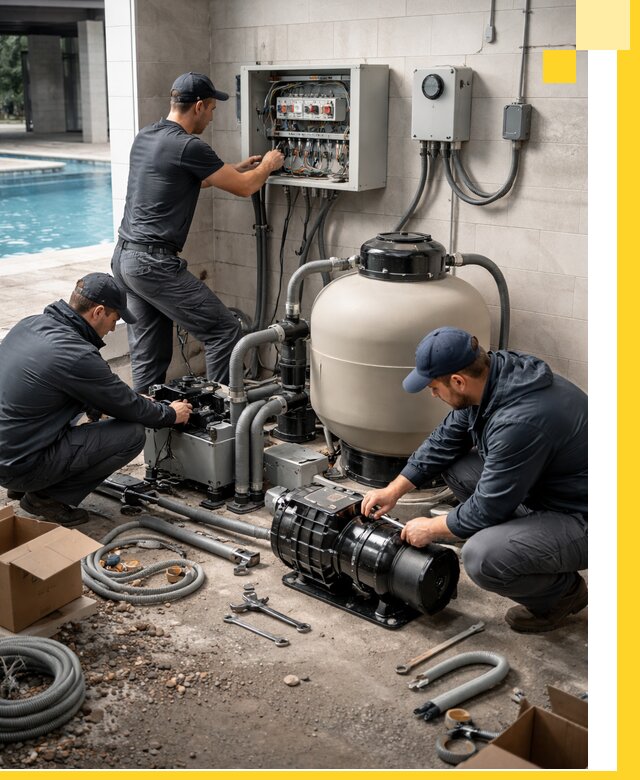 Профессиональный монтаж оборудования для бассейнов в Кемерово