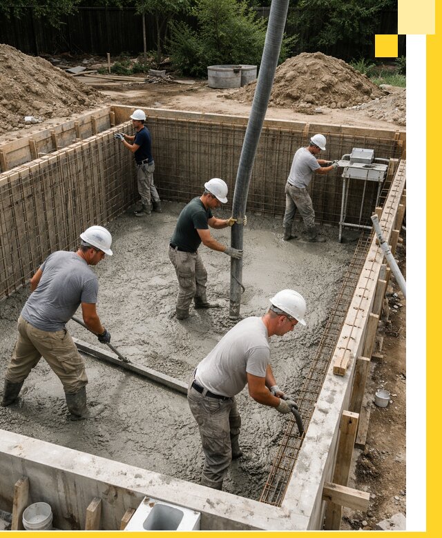 Строительство бетонных бассейнов под ключ в Кемерово