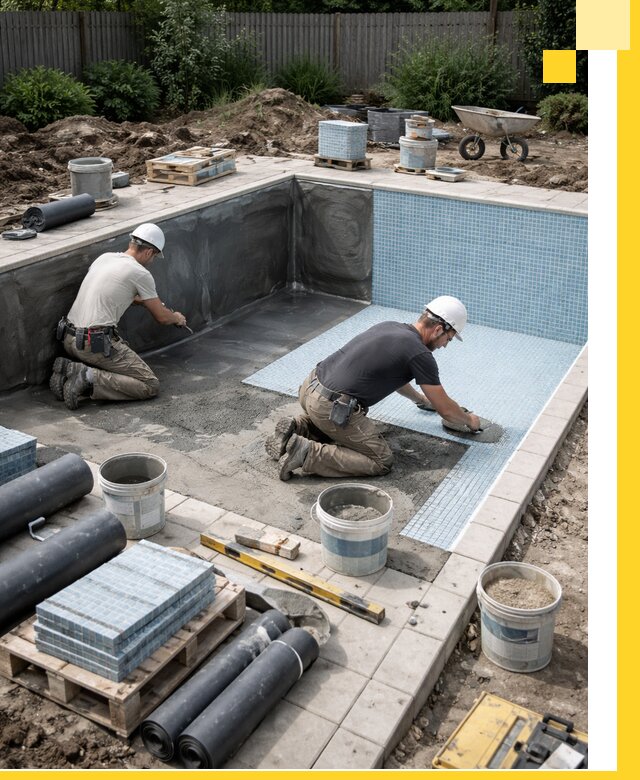 Проектирование и строительство стационарных бассейнов в Кемерово