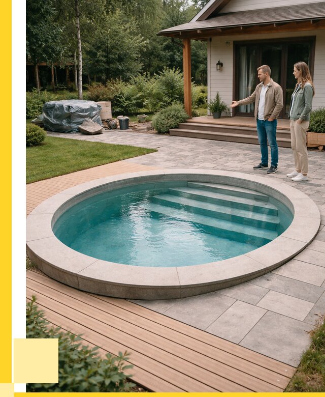 Бассейн на даче под ключ в Кемерово от 208120 р., ЭриданКмр