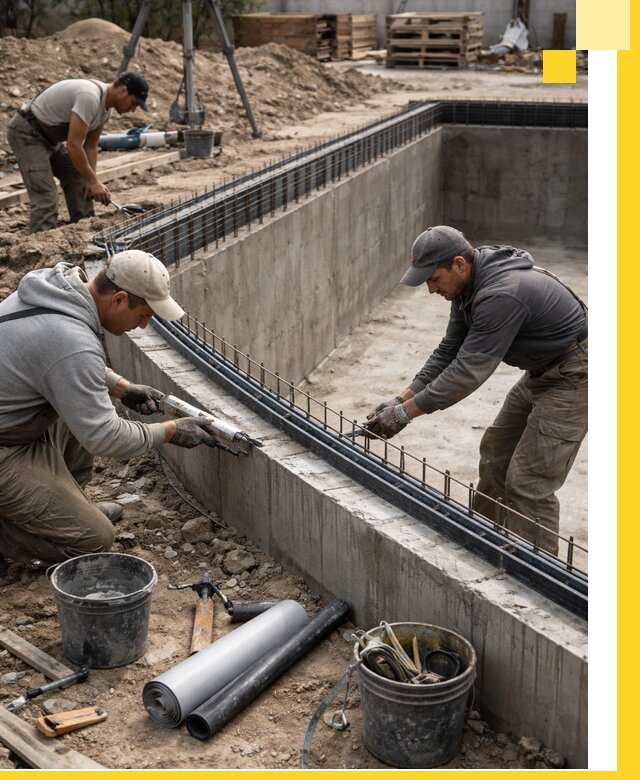 Качественный монтаж чаши бассейна в Кемерово под ключ с гарантией