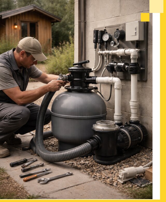 Продажа и монтаж фильтров и насосов для бассейнов в Кемерово