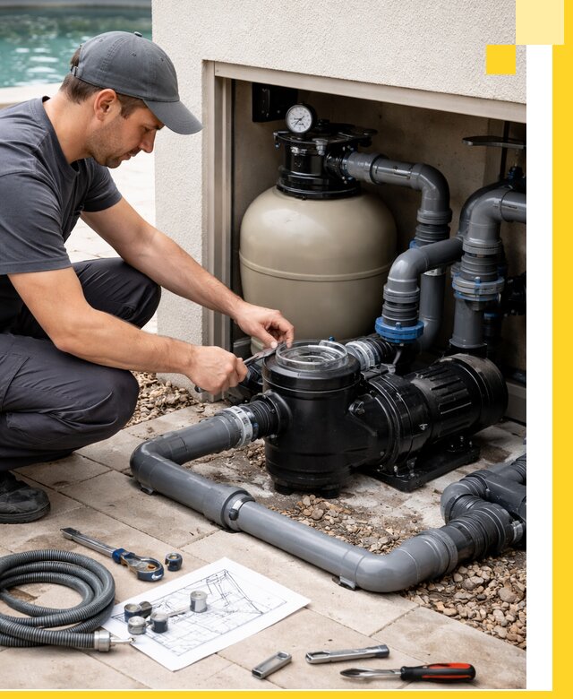 Поставка, монтаж и сервис насосов для бассейнов в Кемерово