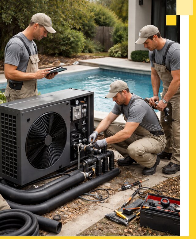 Проектирование и установка тепловых насосов для бассейнов в Кемерово