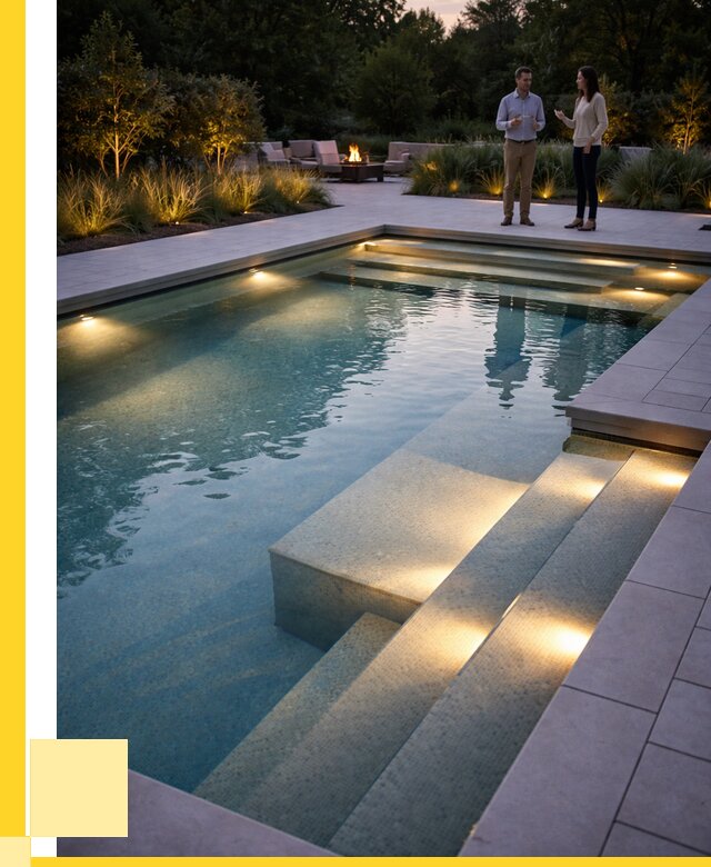 Освещение бассейнов в Кемерово под ключ от 26015 р. | ЭриданКмр