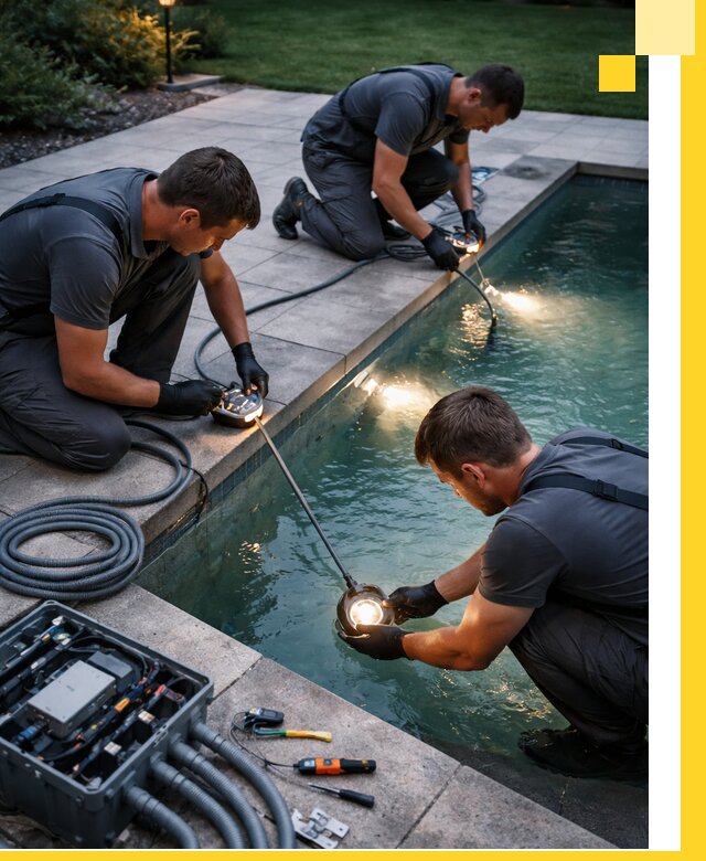 Профессиональное освещение бассейнов в Кемерово: дизайн и монтаж