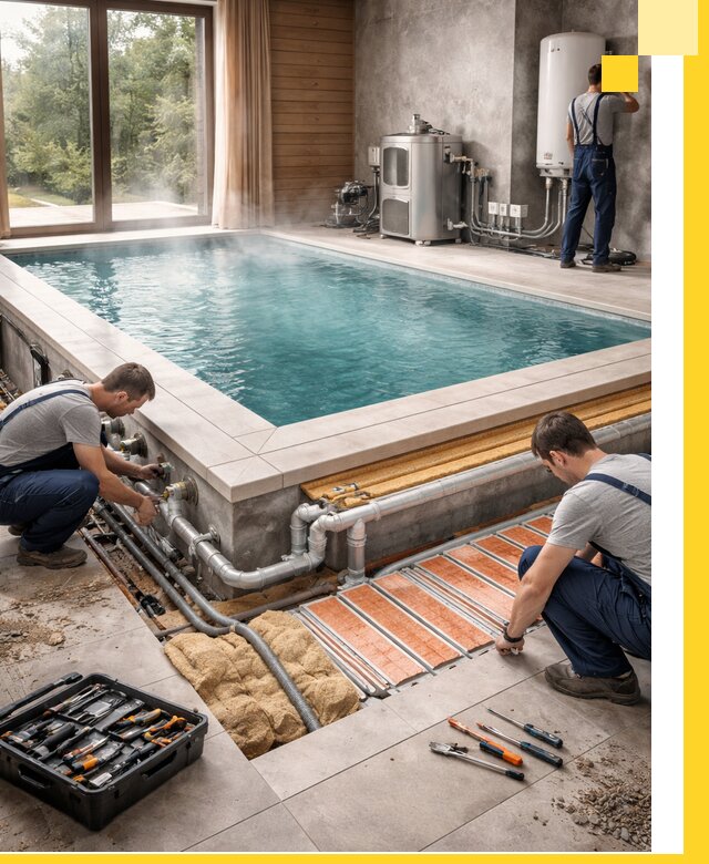 Проектирование и строительство тёплых бассейнов в Кемерово