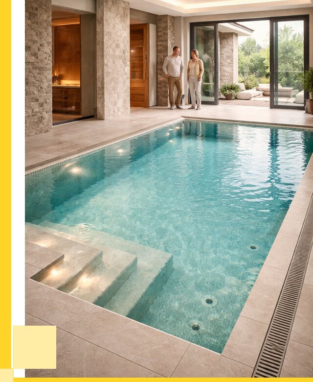 Бассейн во дворе в Кемерово: проект, отделка от 1248720 р. | ЭриданКмр