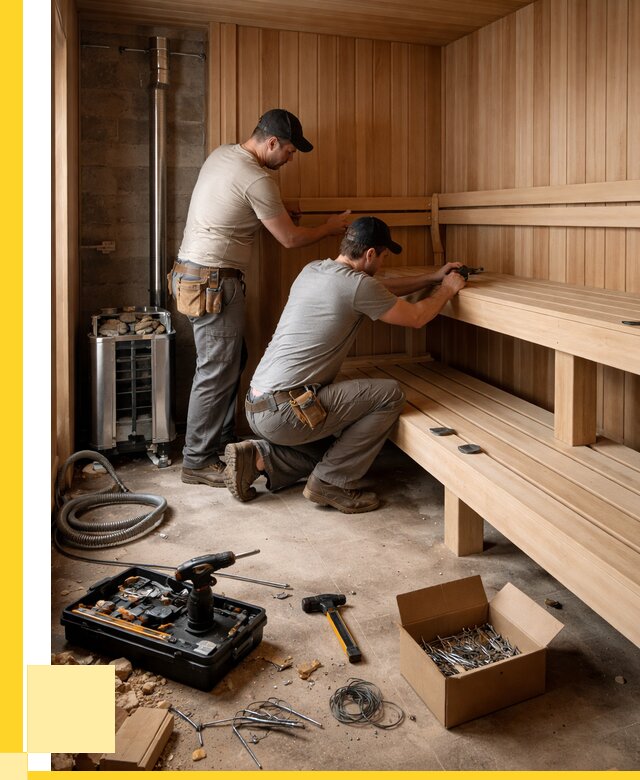 Монтаж саун под ключ в Кемерово от 124872 р. | ЭриданКмр