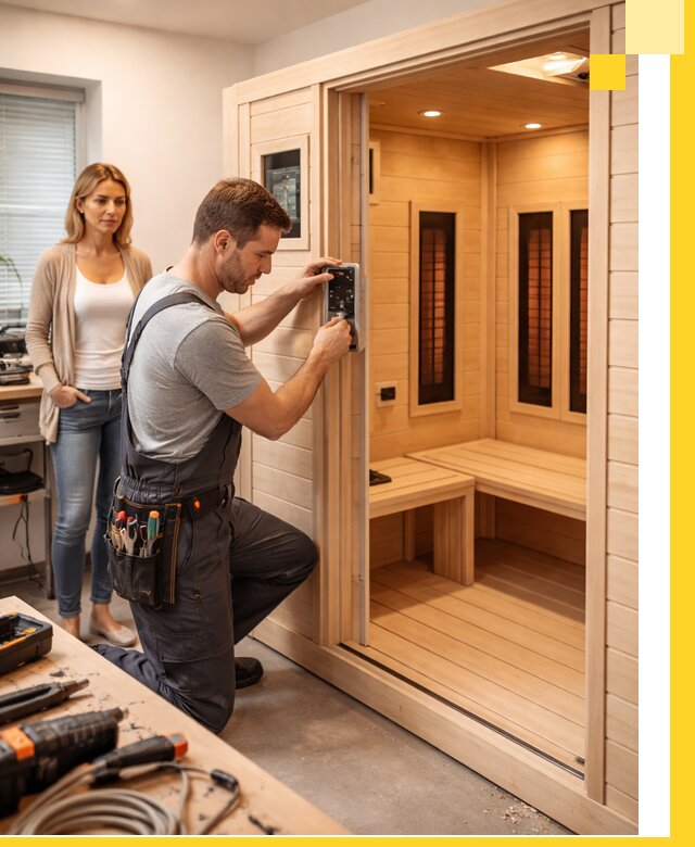 Инфракрасные сауны под ключ в Кемерово продажа и установка