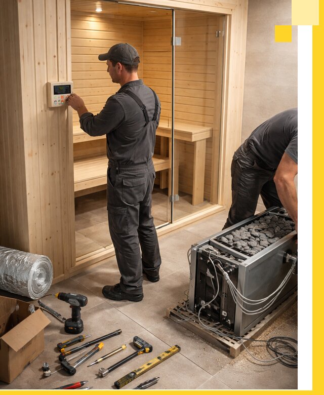 Поставка, установка и монтаж электрических саун в Кемерово