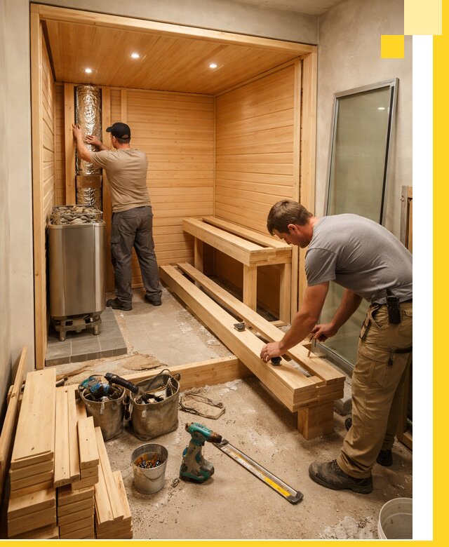 Проектирование и установка домашних саун под ключ в Кемерово