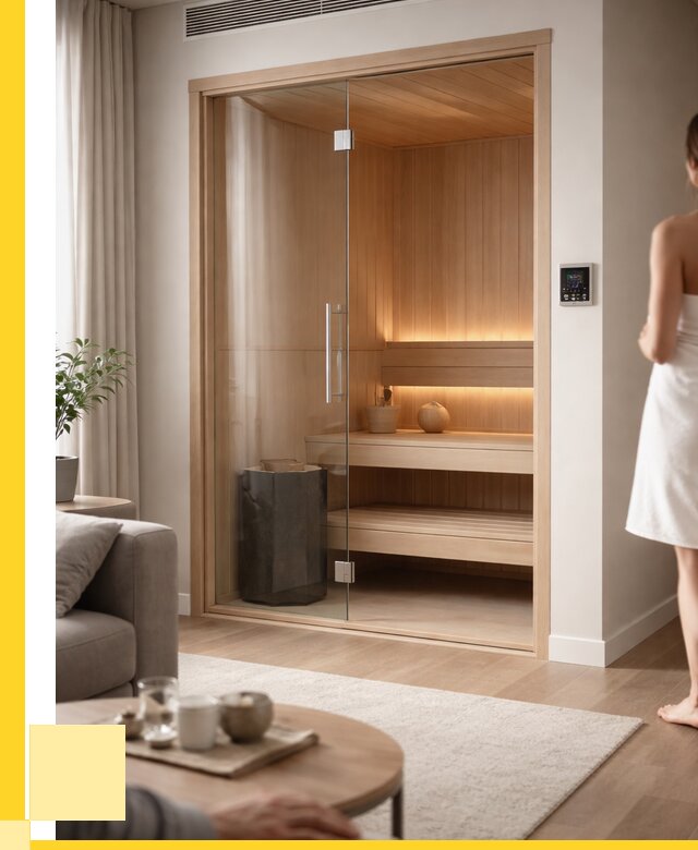 Сауна в квартире под ключ в Кемерово от 124872 р. ЭриданКмр