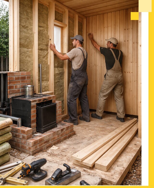 Строительство и установка дачных саун под ключ в Кемерово