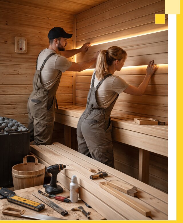 Дизайн саун и бань под ключ с индивидуальным проектом в Кемерово