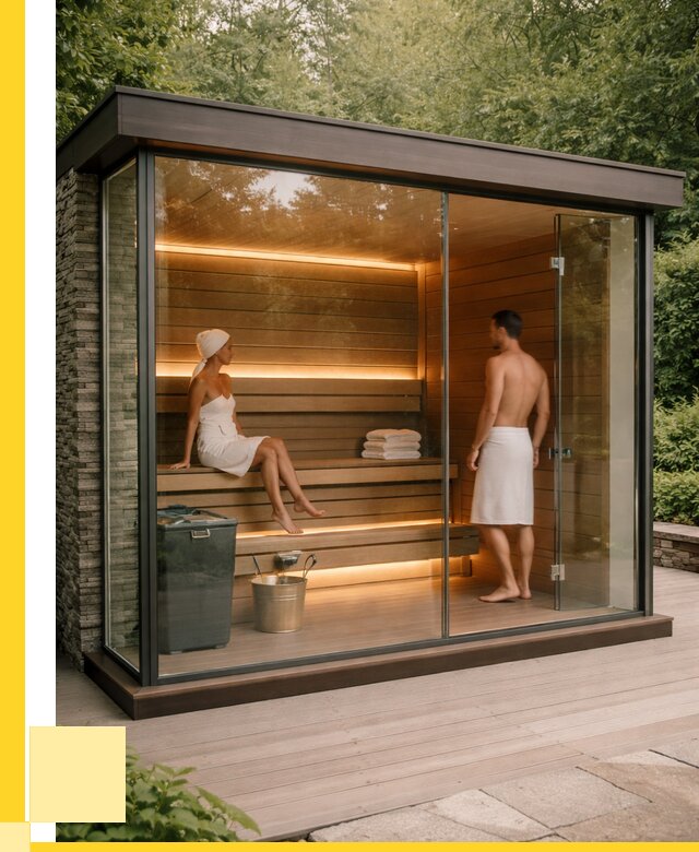 Сауна стеклянная и двери для сауны в Кемерово от 260150 р. | ЭриданКмр