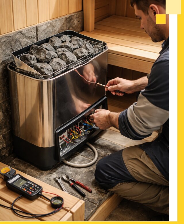 Продажа и установка электрокаменок для саун в Кемерово