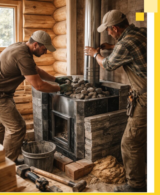 Строительство и отделка русских бань под ключ в Кемерово