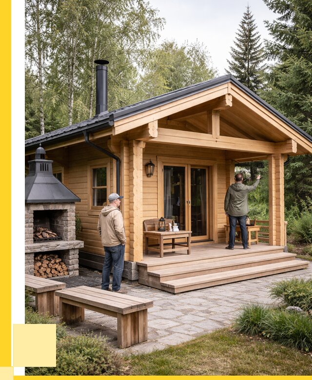 Деревянные бани под ключ в Кемерово от 468270 р. | ЭриданКмр