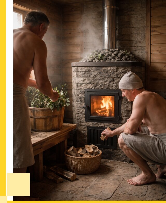 Банные печи под ключ в Кемерово от 46827 р. | ЭриданКмр кирпичная