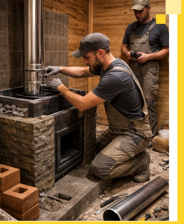 Изготовление и установка банных печей под ключ в Кемерово