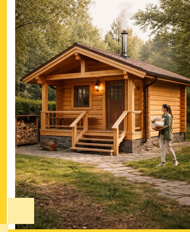 Купить баню под ключ в Кемерово от 676390 р. | ЭриданКмр