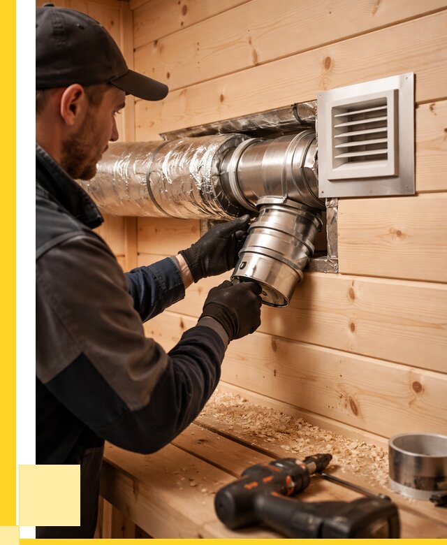 Монтаж вентиляции бани в Кемерово от 12487 р. | ЭриданКмр