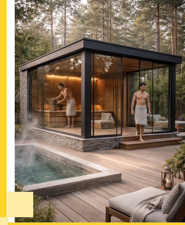 Стеклянные бани и двери в Кемерово от 468270 р. | ЭриданКмр