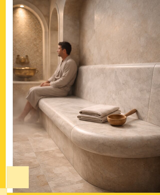 Сиденья для хамама в Кемерово под ключ от 12487 р. | ЭриданКмр